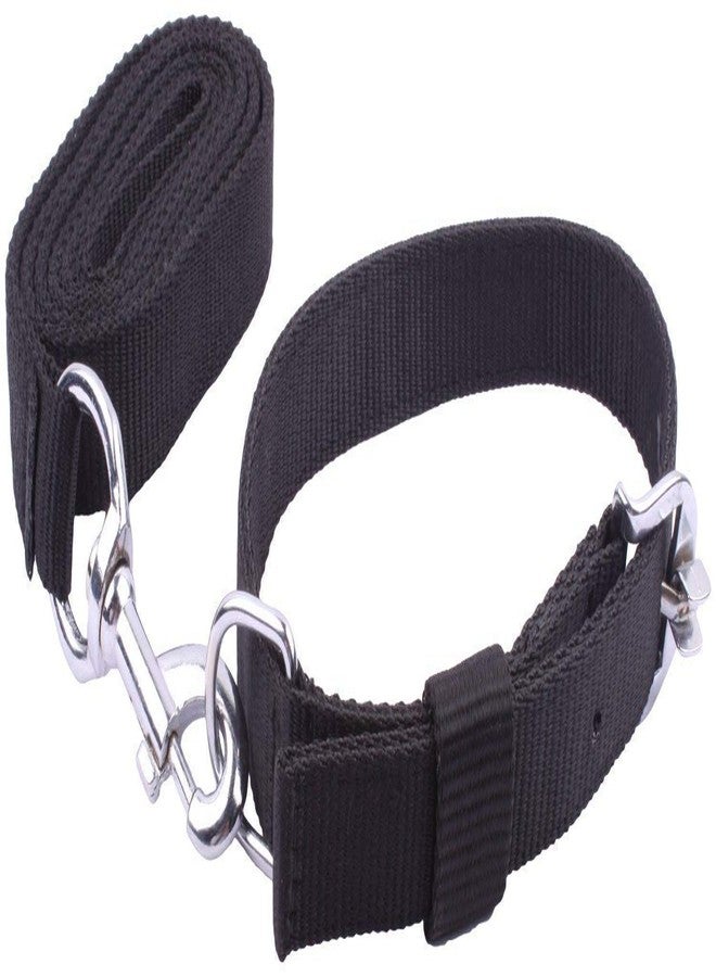 Libra Dog Neck Collar Belt | Adjustable Harness with Heavy Duty Rope Leash Set | Waterproof Chest Belt with Soft Padded Handle (1.5M-2M, Black) - Image 2